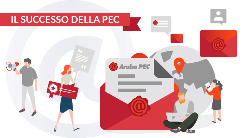 Il successo della PEC spiegato con l'infografica